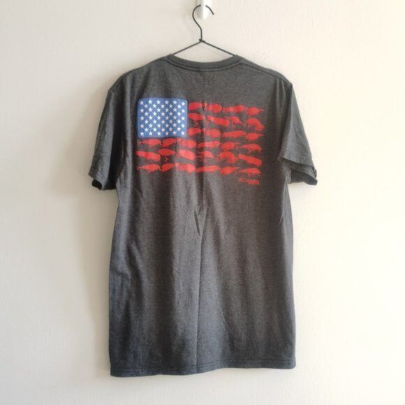 Columbia Other - Columbia Flag T shirt Blue Dark Gray